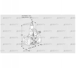 VAS240F/LKSR (88031430) Газовый клапан Kromschroder