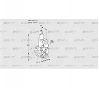 VAS225R/LW (88012682) Газовый клапан Kromschroder