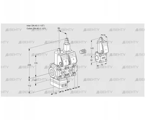 VCD2E40R/40R05D-50LWR/PPPP/PPBS (88103849) Регулятор давления Kromschroder