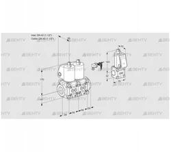 VCS2E40R/40R05NNWL/PPBS/PPPP (88105115) Сдвоенный газовый клапан Kromschroder