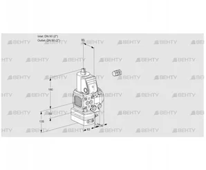 VAD3E50F/50R05FD-100VWR/PP/PP (88106147) Газовый клапан с регулятором давления Kromschroder