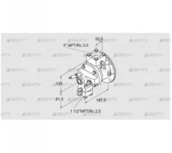 TJ28.0150-A2AMSCNC6E6XAB3 (85401150) Газовая горелка Kromschroder