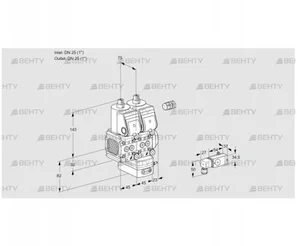 VCD1E25R/25R05FND-25WR/1-PP/PPPP (88100846) Регулятор давления Kromschroder