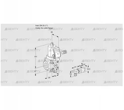 VAS225/-R/NWSR (88015574) Газовый клапан Kromschroder