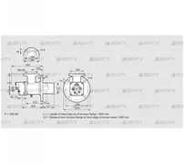 BIO 125RM-1600/1385-(14)EB (84199359) Газовая горелка Kromschroder