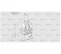 VCD2T40N/40N05ND-50QSR/PPPP/PPPP (88100534) Регулятор давления Kromschroder