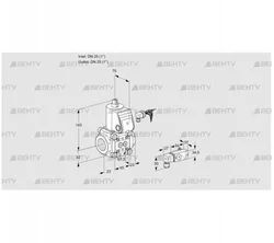 VAS125R/NW (88033790) Газовый клапан Kromschroder