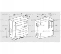 BCU480W3P6C1D0000K1E1-/LM400WF3O0E1- (88680112) Блок управления горением Kromschroder