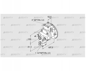 TJ28.0150-A1AMATNC6E6XSB2 (85401113) Газовая горелка Kromschroder