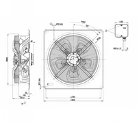 Осевой вентилятор ebmpapst W4D630GD0101