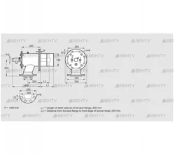 ZIO 200RM-250/235-(22)D (84277132) Газовая горелка Kromschroder