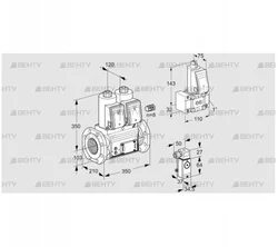 VCS8100F05NNWR3E/P3Z-/3-P4 (88207234) Сдвоенный газовый клапан Kromschroder