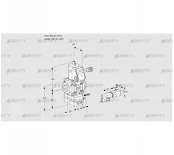 VAG120R/NWAE (88000701) Газовый клапан с регулятором соотношения Kromschroder