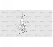 VAS225R/LW (88016569) Газовый клапан Kromschroder