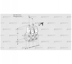 VCS1E15R/15R05NNWSR/PPPP/PPPP (88104752) Сдвоенный газовый клапан Kromschroder