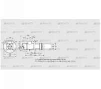 BIC 100RM-100/135-(110)E (84033321) Газовая горелка Kromschroder