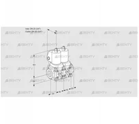 VCS1T20N/20N05NNWSL/PPPP/PPPP (88107410) Сдвоенный газовый клапан Kromschroder