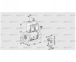 VCS665F05NNWGR3E/3-34/MMEM (88207791) Сдвоенный газовый клапан Kromschroder