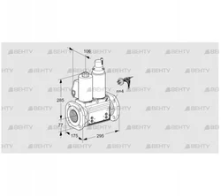 VCS665F05NLWLB/PPPP/MMMM (88206888) Сдвоенный газовый клапан Kromschroder