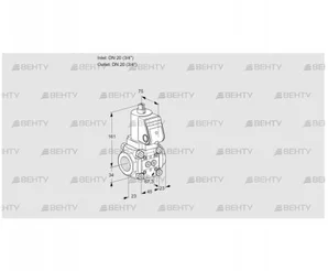 VAN1T20N/NQ (88012193) Сбросной газовый клапан Kromschroder