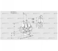 VCH1E25R/25R05NHEVWR3/PPPP/PPZS (88103565) Клапан с регулятором расхода Kromschroder