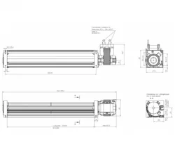 Тангенциальный вентилятор ebmpapst QL3/2500A3-2118LH-455ca