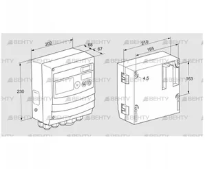 BCU460W0P2C0D0000K1E1-/LM400WF0O0E1- (88680156) Блок управления горением Kromschroder