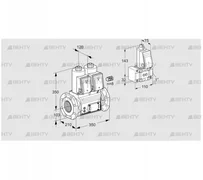 VCS8100F05NNWR3E/PPZ-/PPEP (88207004) Сдвоенный газовый клапан Kromschroder