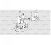 VCS8100F05NLWRE/PPZ-/PPPP (88205003) Сдвоенный газовый клапан Kromschroder