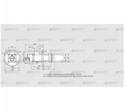 BIC 65HB-100/235-(34A)ER (84031510) Газовая горелка Kromschroder