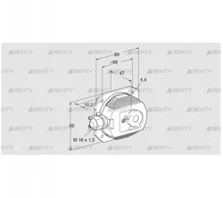 DL 40K-3 (84444790) Датчик-реле давления воздуха Kromschroder