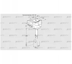 IBH100Z01A/20-30W3E (88300954) Дроссельная заслонка Kromschroder