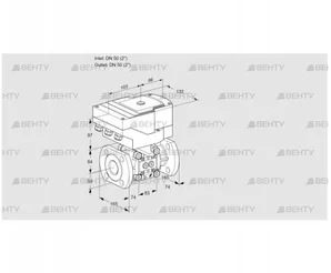 IFC350/50F05-32PPPP/20-15W3E-I (88302771) Регулирующий клапан с сервоприводом Kromschroder