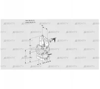 VAH350R/NWAE (88020589) Клапан с регулятором расхода Kromschroder