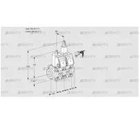 VCS2E25R/25R05NLWR8/PPPP/PPPP (88105017) Сдвоенный газовый клапан Kromschroder