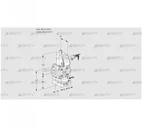 VAG120R/NWAE (88001424) Газовый клапан с регулятором соотношения Kromschroder