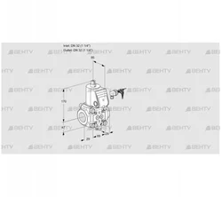 VAS232R/NW (88002042) Газовый клапан Kromschroder