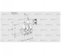 VCS1E25R/25R05NLWR6/PPPP/PPPP (88103375) Сдвоенный газовый клапан Kromschroder