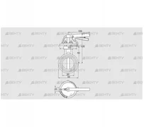 DKR 20Z03H450D (72701220) Дроссельная заслонка Kromschroder