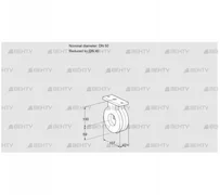 BVA50/40Z05 (88300107) Дроссельная заслонка Kromschroder