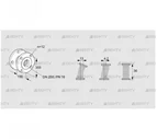 EKO 250F10P (03262074) Газовый компенсатор Kromschroder