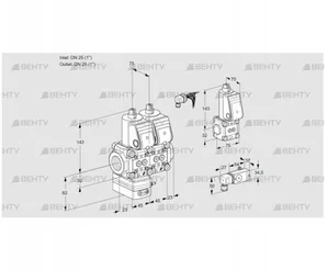 VCD1E25R/25R05D-50NWR/2-PP/PPBS (88105881) Регулятор давления Kromschroder