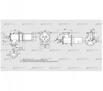 ZIC 200RBL-0/335-(25)D (84277523) Газовая горелка Kromschroder