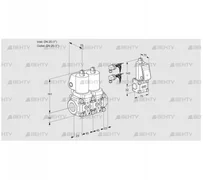 VCS1E25R/25R05NNWGL8/BSPP/MMMM (88104307) Сдвоенный газовый клапан Kromschroder