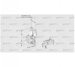 VAS2T32/-N/NQ (88018537) Газовый клапан Kromschroder