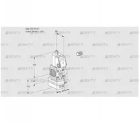 VAD2E50R/40R05FD-25WR/PP/PP (88102155) Газовый клапан с регулятором давления Kromschroder