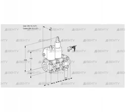 VCS1E15R/15R05NLVWL/PPPP/PPPP (88105135) Сдвоенный газовый клапан Kromschroder