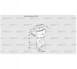 IBG50W05/40A2D (88303864) Дроссельная заслонка Kromschroder