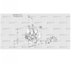 VCV2E40F/40F05FNVKWR/2-PP/3-PP (88104360) Клапан с регулятором соотношения Kromschroder