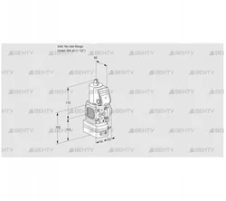 VAD2T-/40N/NQ-25A (88030852) Газовый клапан с регулятором давления Kromschroder